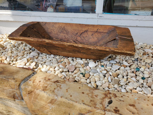 Antique Wood Trencher/ Antique Dough Bowl