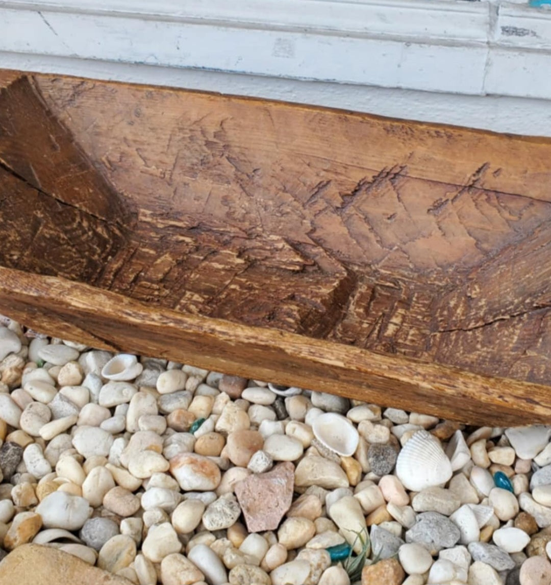 Antique Wood Trencher/ Antique Dough Bowl