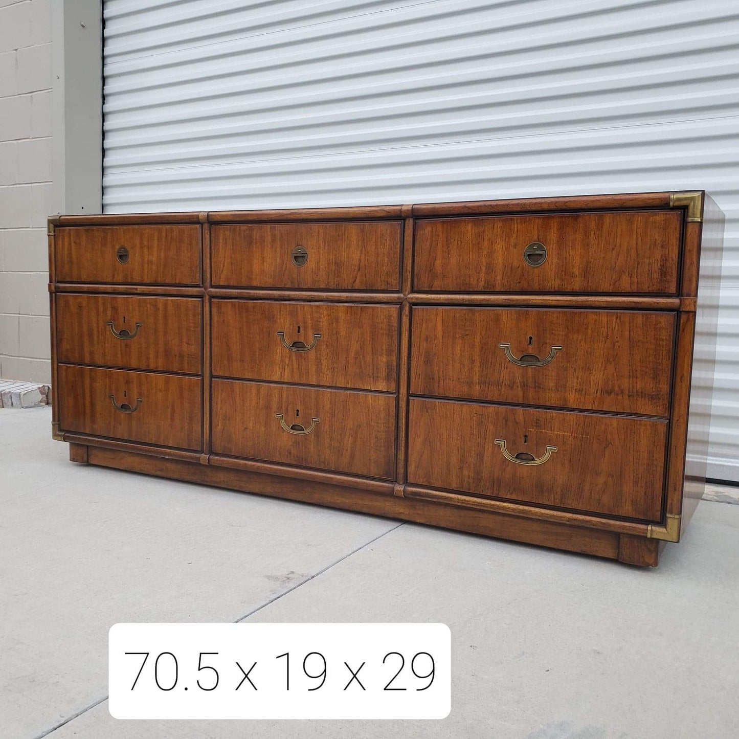 Drexel Campaign Style Dresser**SOLD**